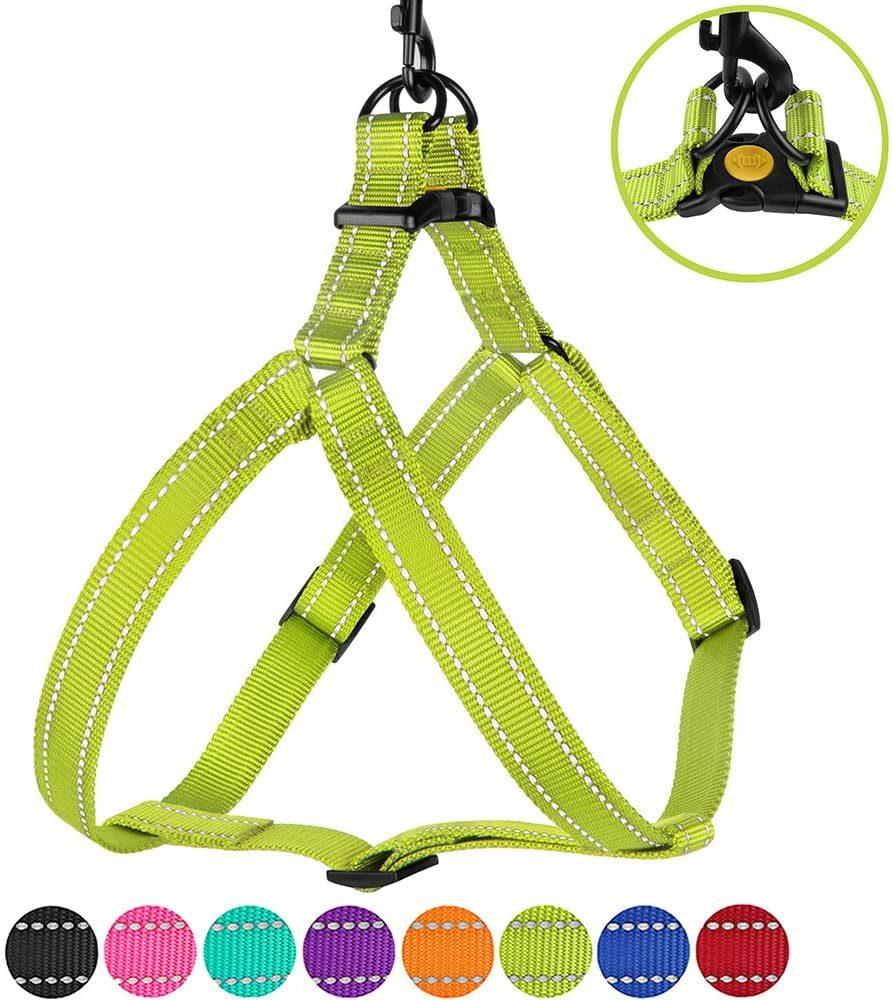 Reflective Dog Harness Step in Small Medium Large for Outdoor Walking