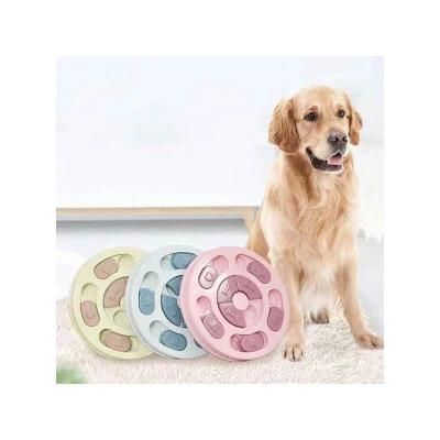 Luxury Multiple Cells to Hide Food PP Metal Colorful Shape Wholesale Dog Bowl