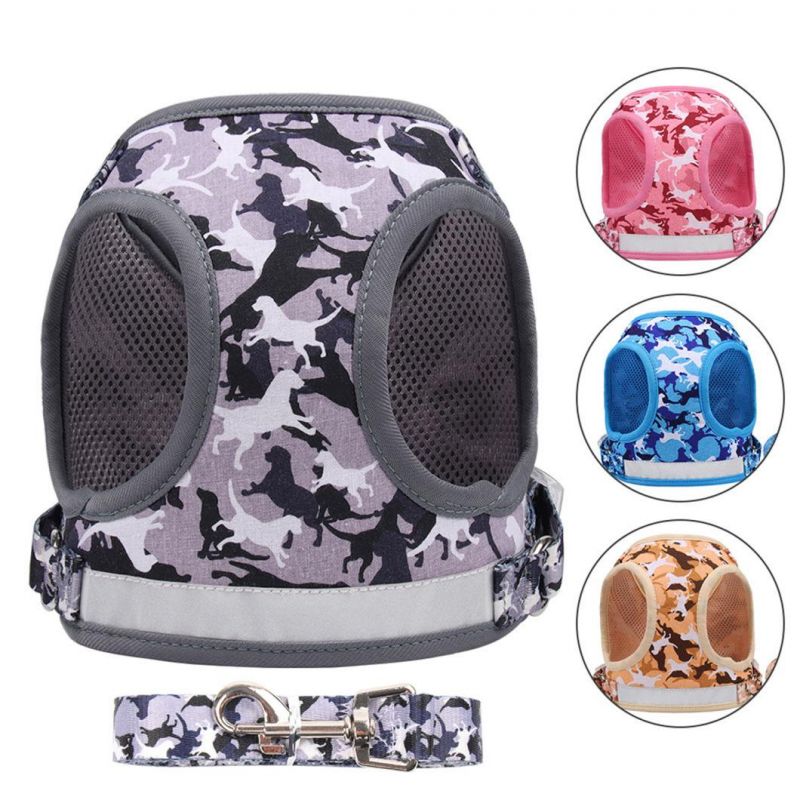 Latest Camouflage Dog Pattern Pet Harness Dog Harness Vest