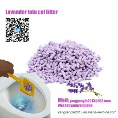 Toilet Flushable Quality Lavender Tofu Cat Litter