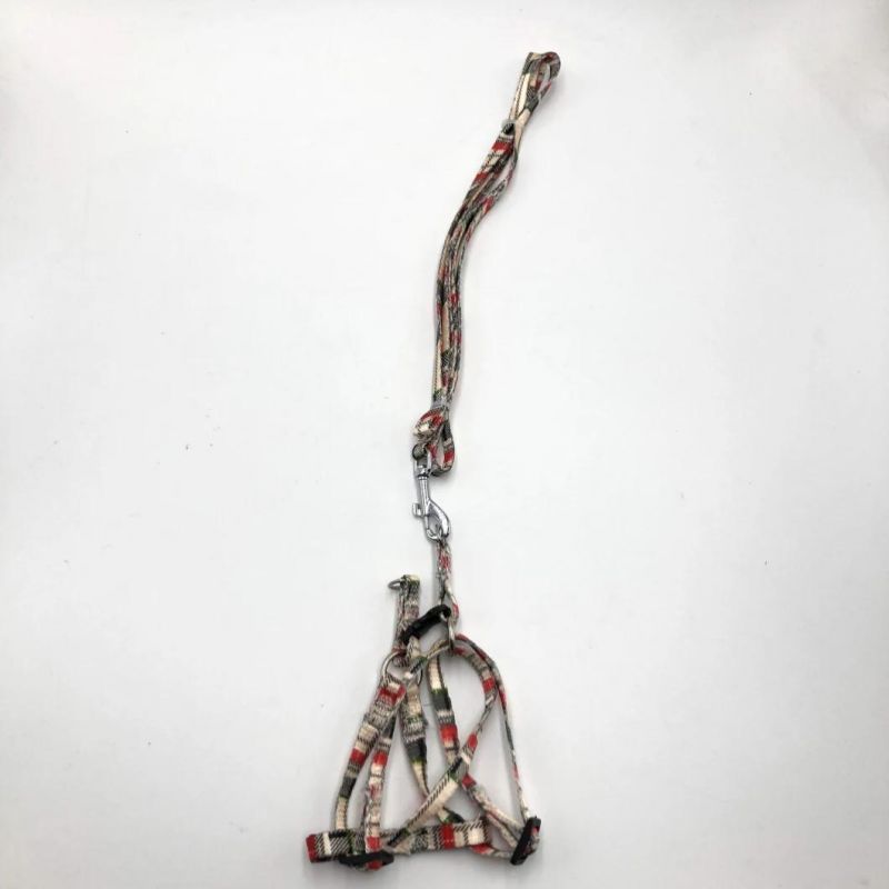 Dog Products, Lovely Cute Fashion Chest Back Strap Traction Rope Cat Collar Dog Harness Pet Leash