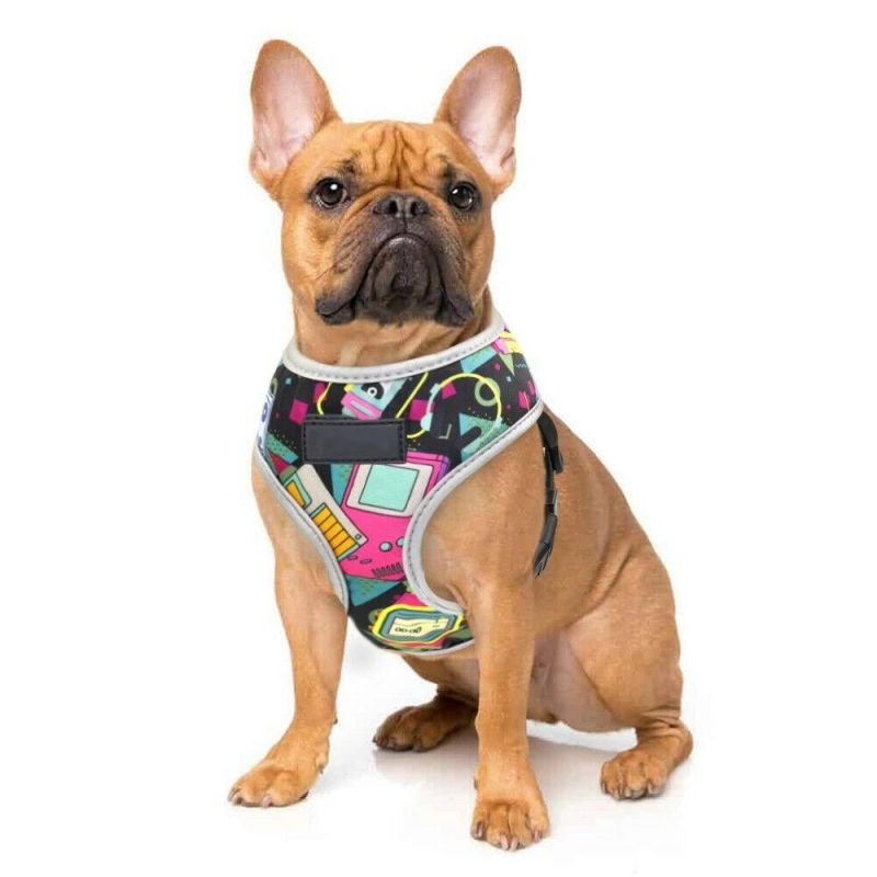 Hot Sale Design Dog Harness Adjustable Sublimation Dog Harness Set LED Dog Harness