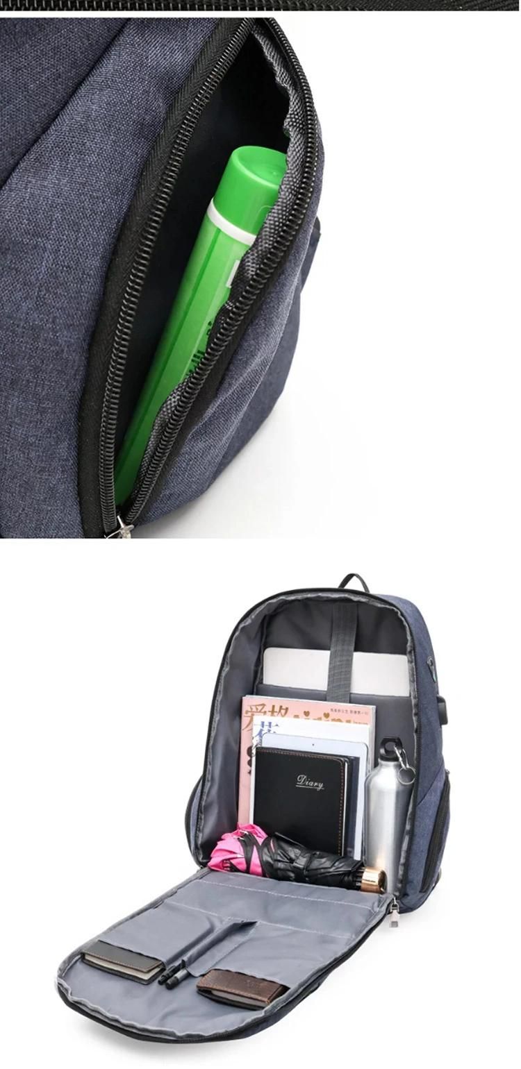 Polyester Fabric Custom Logo Laptop Backpack