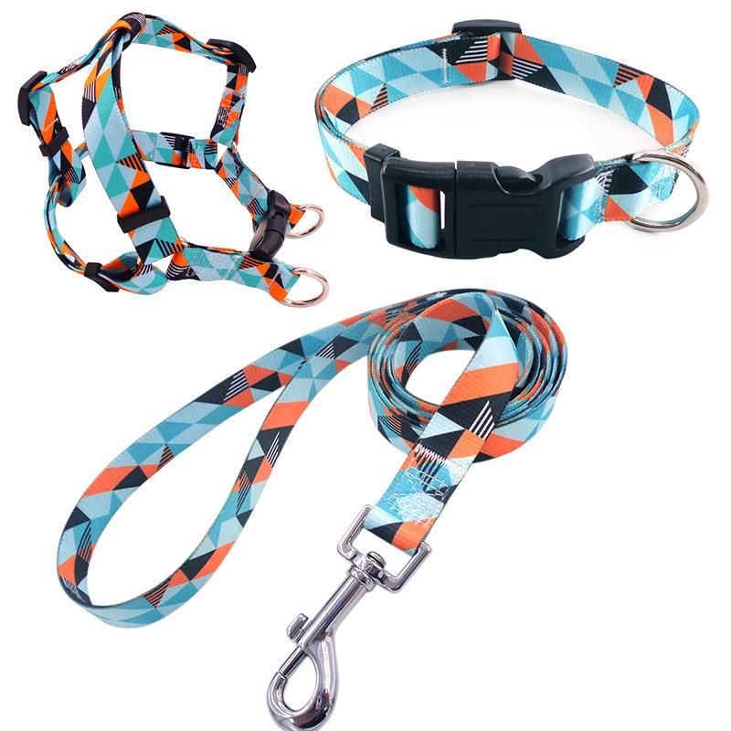 Printing Polyester Pattern on Line Sale Dog Collar Set