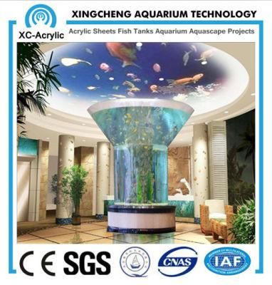 Cylindrical Acrylic Aquarium