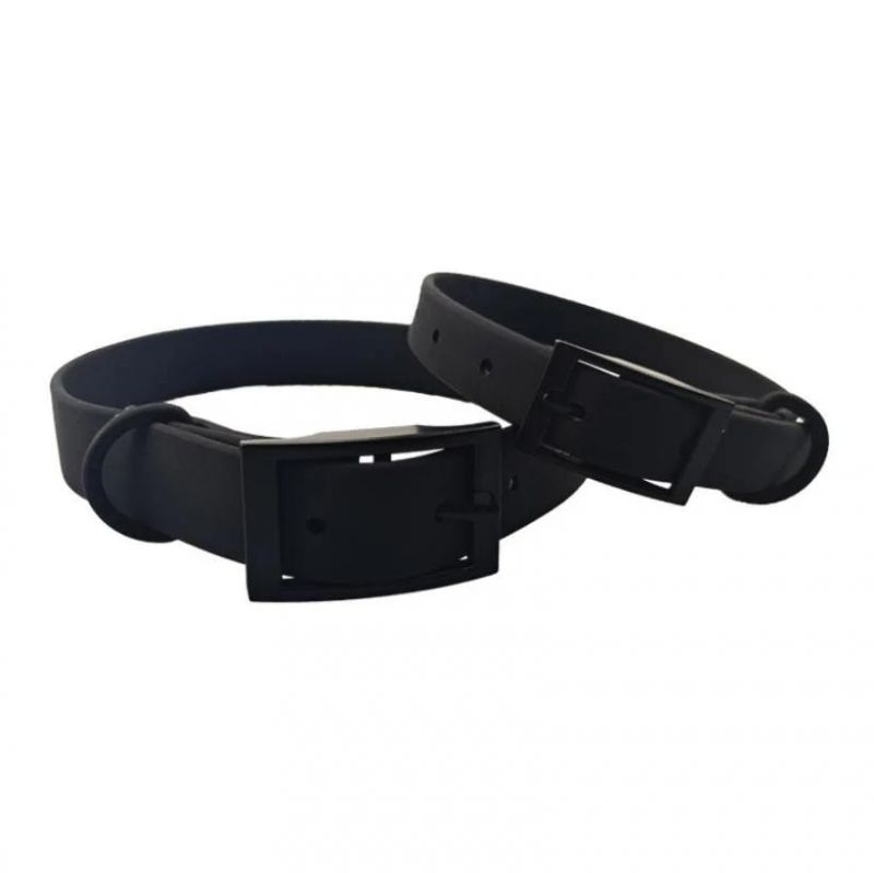 Custom Logo Color PVC Collar Waterproof PVC Pet Dog Cat Collars with Low MOQ