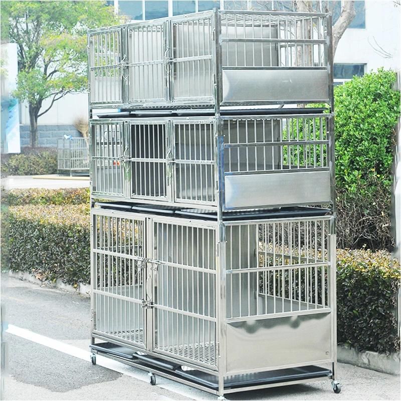 Customization Large Pet Cage Three-Layer Dog and Cat Display Cage