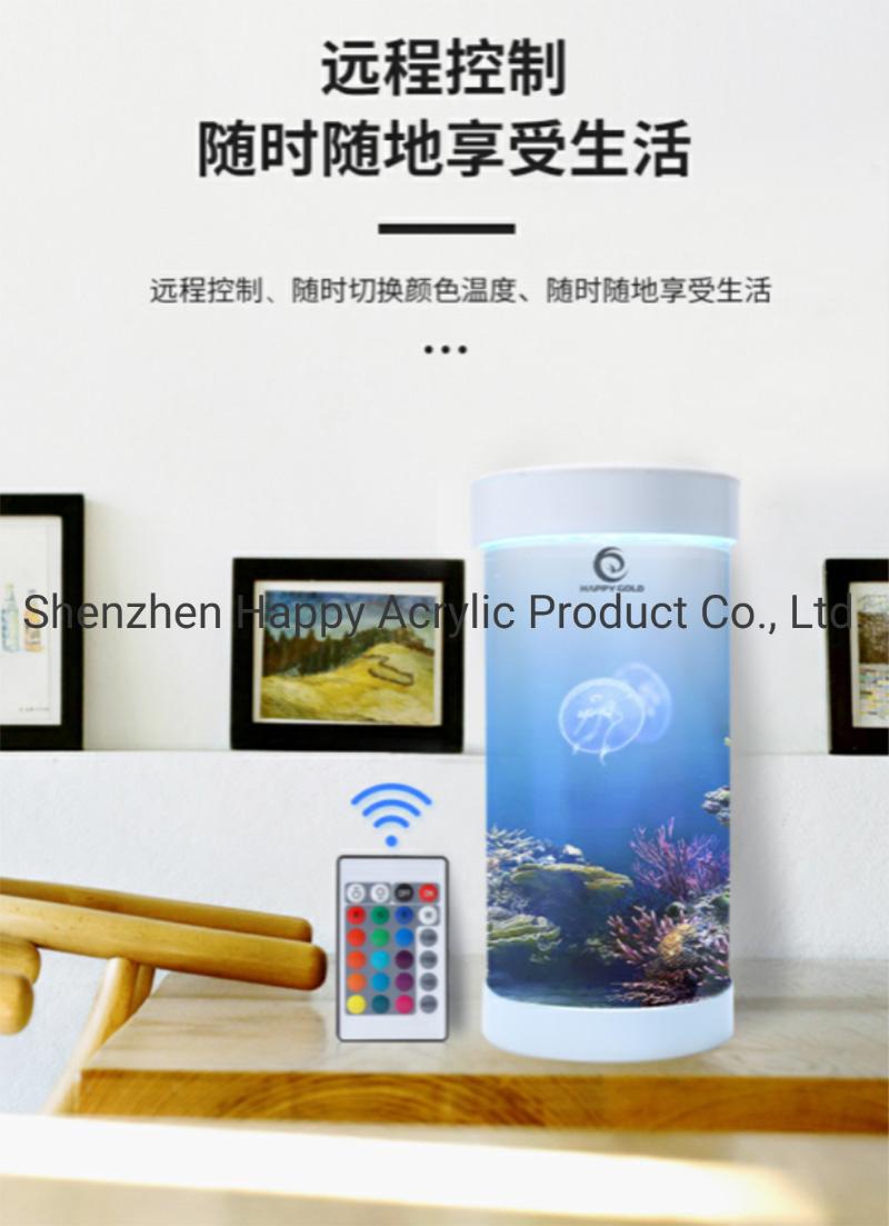 Factory Direct Acrylic Aquarium Tank, Global Wholesale, Acrylic Desktop Fish Tank Jellyfish Aquarium Tank