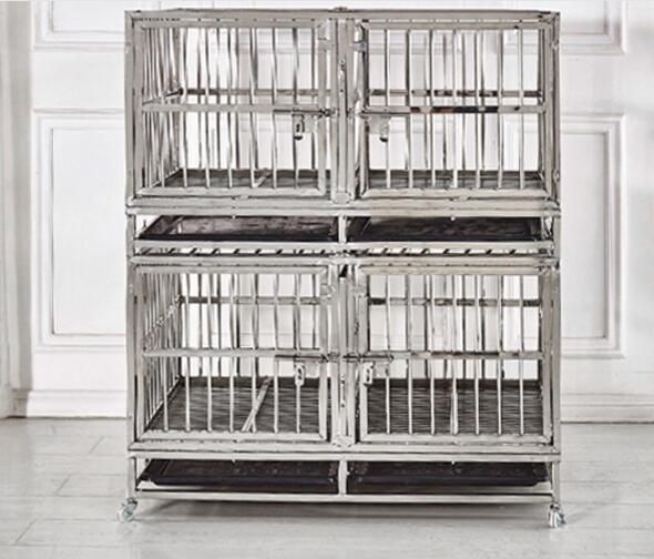 Multilayer Combination of Stainless Steel Foster Cage Pet Hospital Isolation Cage