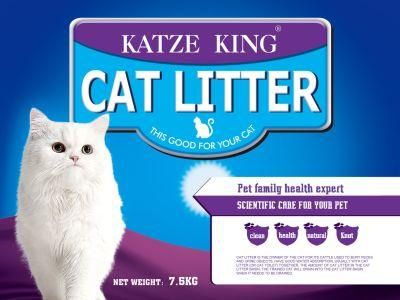 White Bentonite Cat Sand Ball Shape 1mm-3.5mm by Plastic Bucket with Hard Clumping and Strong Odor Control