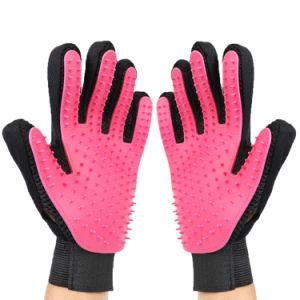 Pet Products Pink Anti-Scratch Massage Pet Gloves