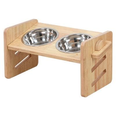 Two Bowls Pet Dining Table