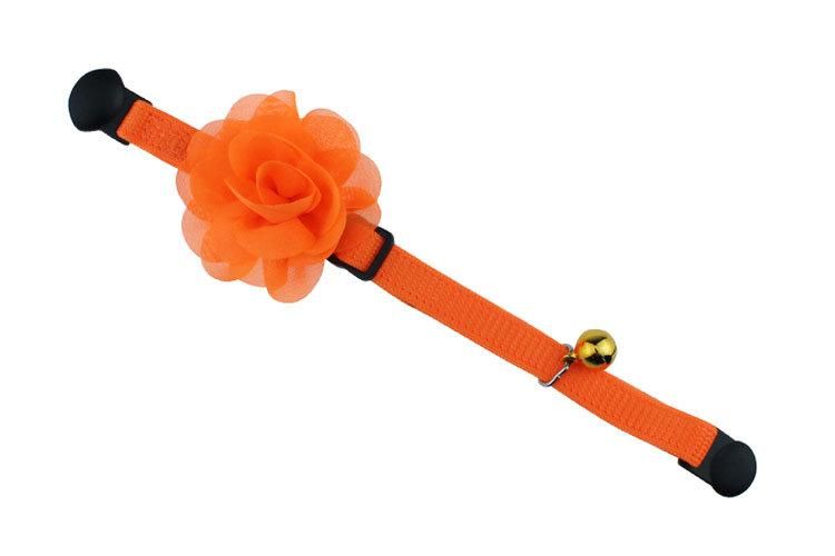 High Quality Adorable Flowers Custom Nylon Cat Collar with Breakaway Cat Collar Buckles