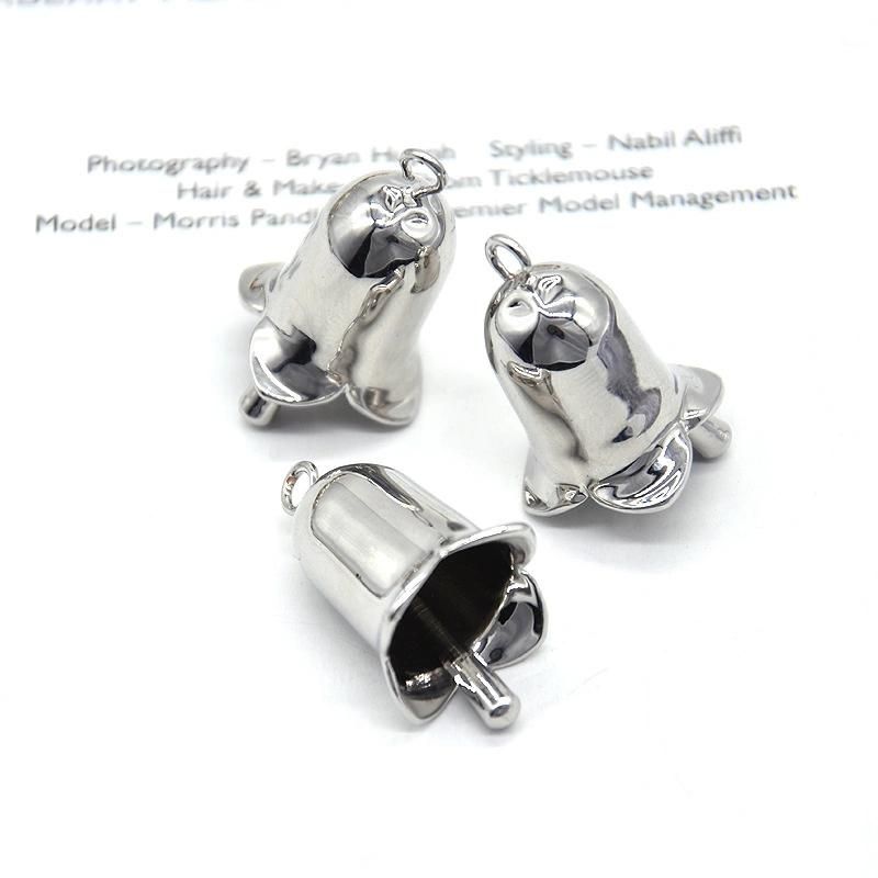 Cast Copper Bell Accessories Trumpet Magic Wand Bell-Shaped Hollow Bell Pure Copper Die-Casting Jewelry