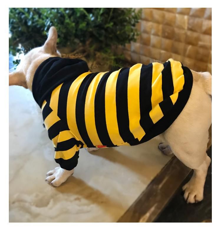 Wholesale Fashion Sprint Simply Warm Sleeveless Bulldog Cotton Dog Vest Hoodies