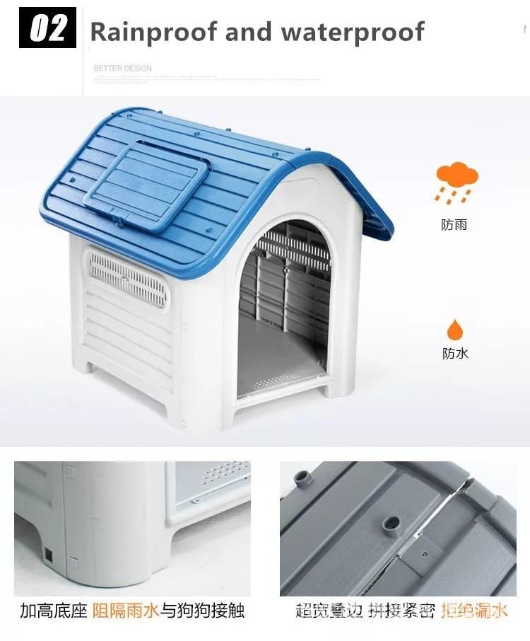 Best Quality Durable Plastic Waterproof Large Dog House Outdoor Indoor Large Outdoor Warm Pet Dog House Wholesale