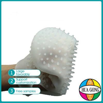 Soft Silicone Massage Glove Cleaner Body Massager Brusher