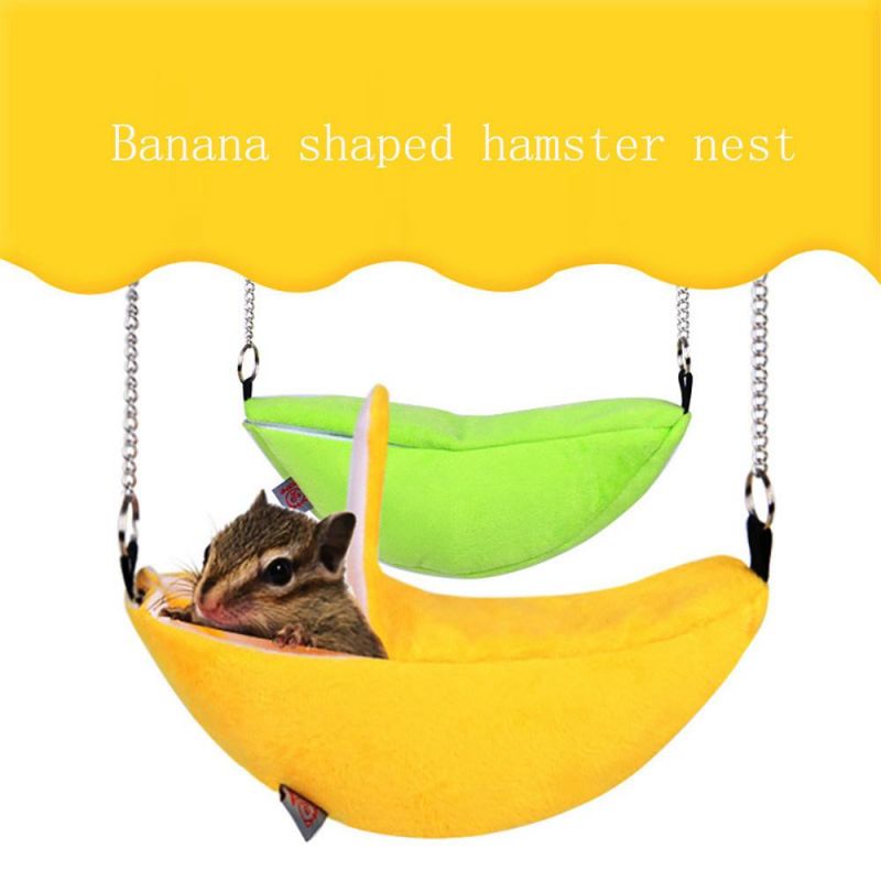 Banana Hamster Cage House Nest/ Hamster Warm House/ Small Animal Hammock