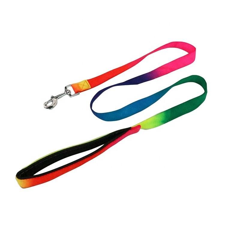 New Products Nylon Elastic Rope Dog Leash with Neoprene Padded Handle