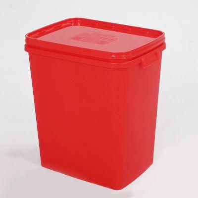 Factory 15kg Plastic PP Durable Cat Food Container with Lid