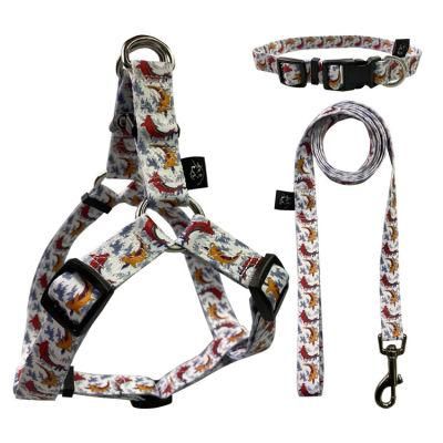 Customized Super Strong Durable Pet Products Reversible Dog Chest Harness Sets