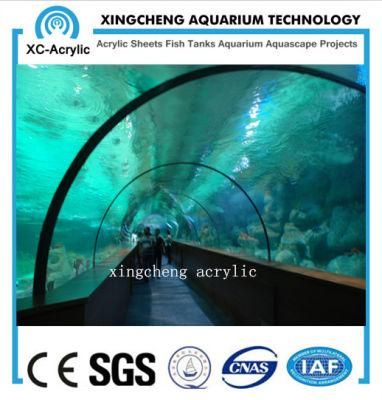 Customized Large Transparent UV PMMA Tunnel Oceanrium Manufacturer