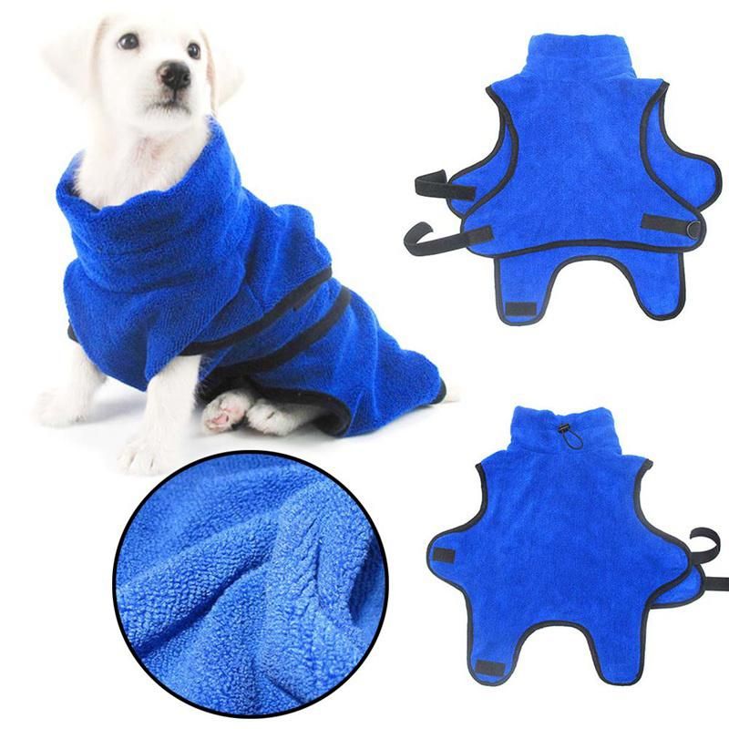 Super Absorbent Dog Bathrobe Microfiber Fiber Towel Quick Dry Cat Bath Towel Pet Products