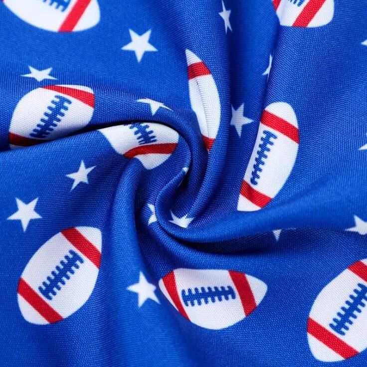 USA Flag Dog Bandanas Large American Flags Scarfs for Big Medium Small Dogs, Pets Bib