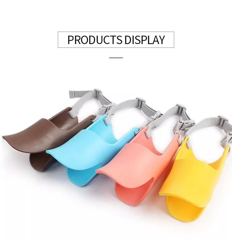 Pet Dog Muzzle with Adjustable Soft Breathable Silicone