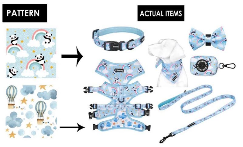 Instagram Hottest Basic Use Polyester Webbing Personal Logo Pet Accessories Pet Dog Leash