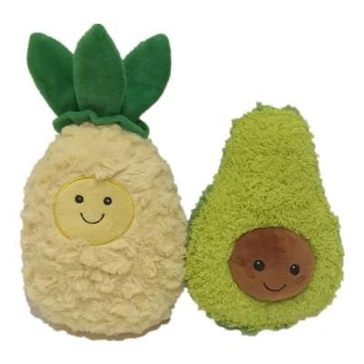 Soft and New Plush Toy Pineapple and Avocado for Pets Dog