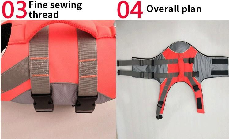 Comfortable Adjustable Reflective Soft Pet Vest Dog Life Coat Jackets