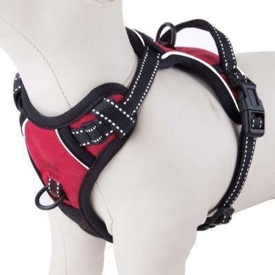 Heavy Duty Luxury Reflective No Pull Soft Pet Harness Vest for Dogs, Factory Price Custom Personalized Adjustable Dog Harness/Hot Sale