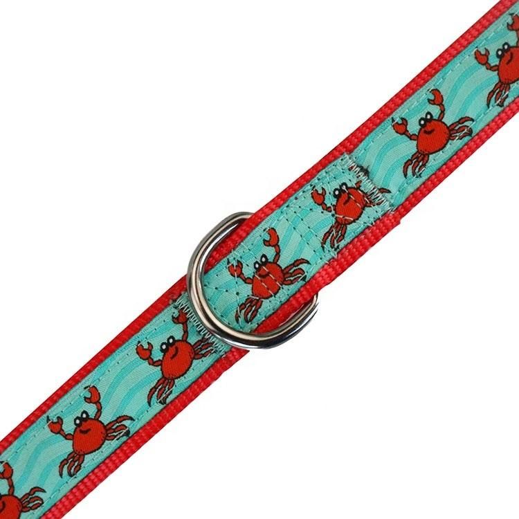 New Product Dual Custom Nylon Red Premium Two Layers Dog Leash
