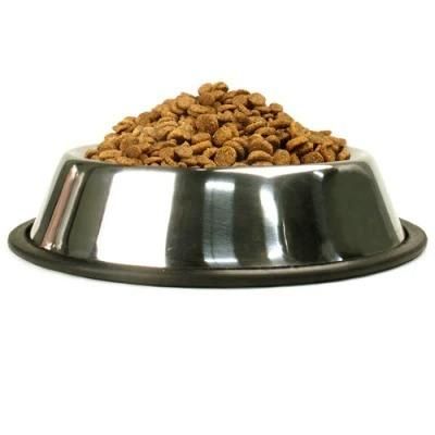 Pretty Multi-Size Stainless Steel Label Engraved Dog Bowl Pet Feeder Pet Dish with No Spill Non Skid Silicone Bottom