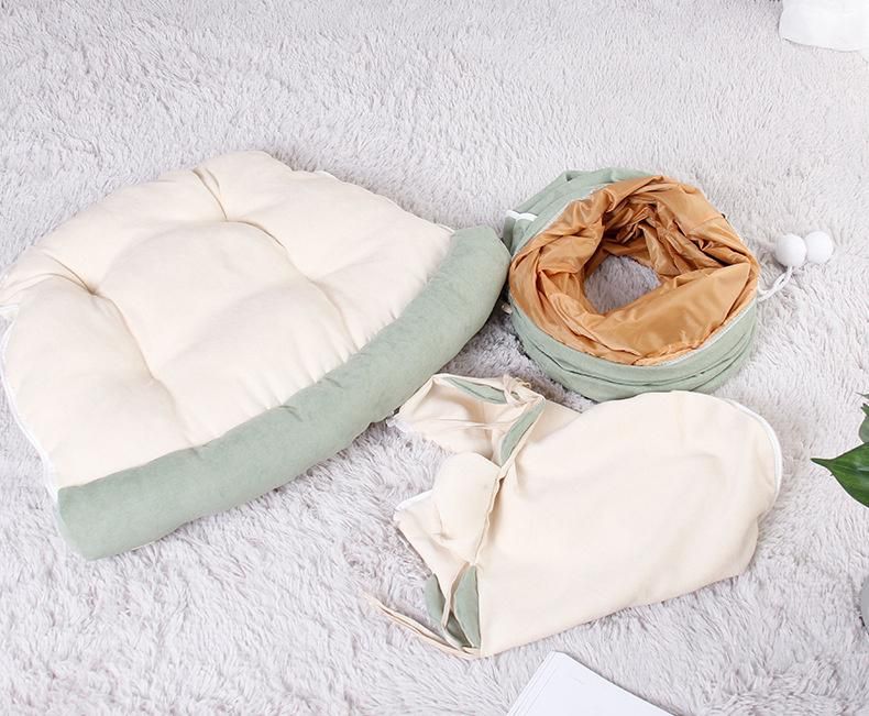 New Design Tent Shape Foldable Multi-Color Modern Pet Tunnel Cat Bed