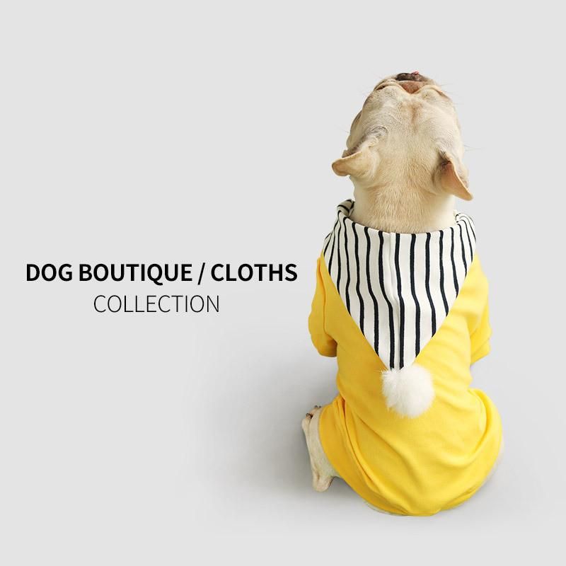 Pet Supply Soft Cotton Hoodie Pet Clothes Breathable Dog Coat Clothes