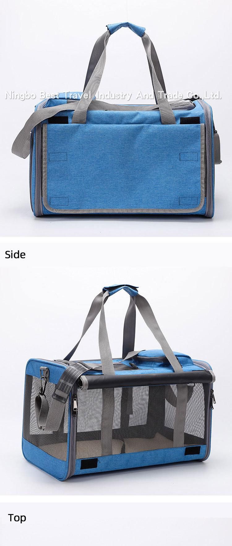 Full Window Breathable Pet Cage Handbag Cat Dog Travel Bag Shoulder Bag Pet Carrier Supply