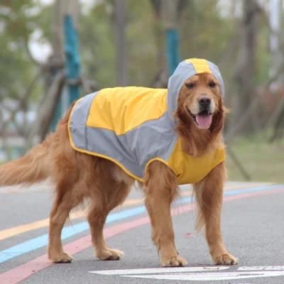 Fashion Pet Accessories Clothing Big Dog Clothes Four with Hood Legged Waterproof Dog Raincoat
