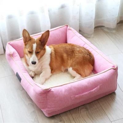 Washable Custom Rectangular Luxury Dog Pet Bed