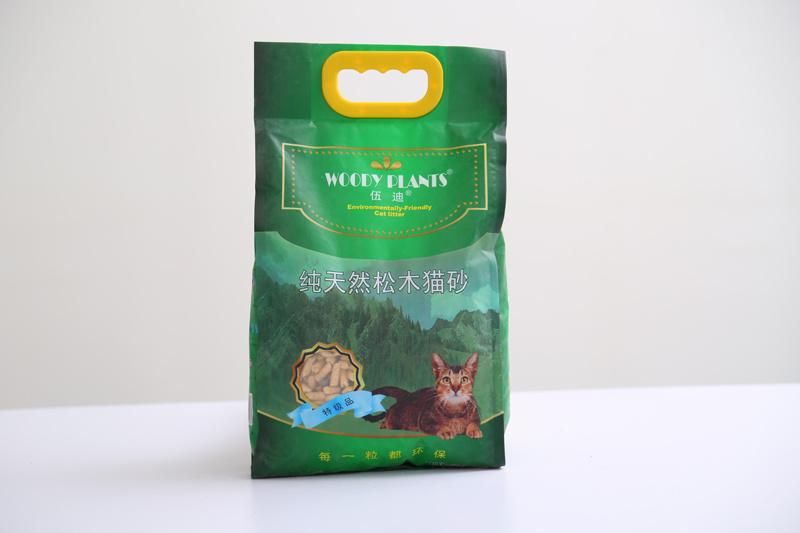 Active Carbon Pine Wood Cat Litter with Double Cat Litter Box