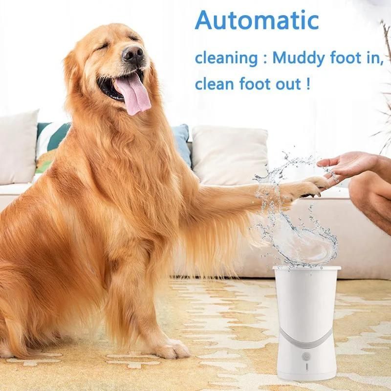 Automatic Dog Paw Cleaner Portable USB Rechargeable Pet Paw Foot Washer Cup for Dogs Cats