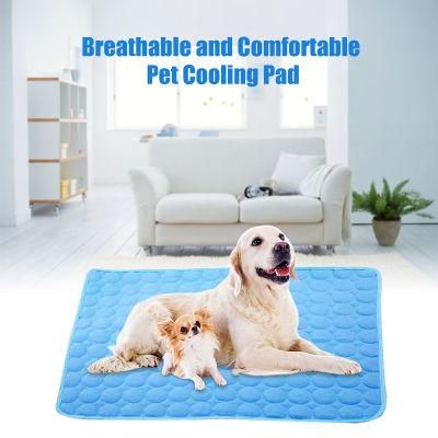 Pet Cold Feeling Cloth Mesh Cloth Material Dog Mat for Various Occasions