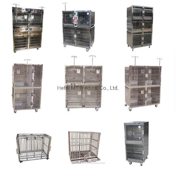Hot Selling Veterinary Equipment Stainless Steel Cage for Dog Cat Animals
