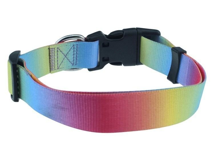 Wholesale Colored Sublimation Dog Collar Custom Design Can Be Adjustable