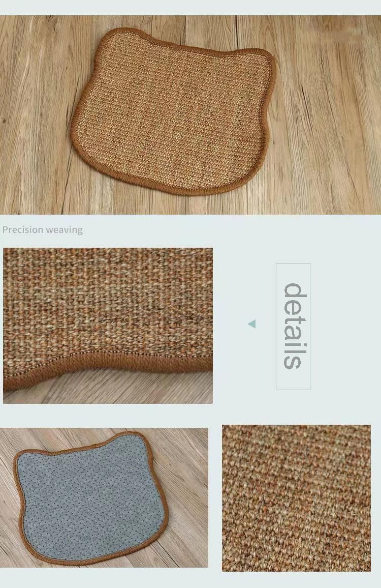 Cat Dog Scratching Mat Natural Sisal Floor Play Rug