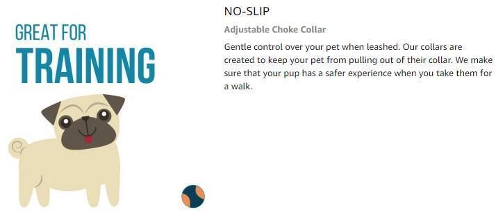 Escape-Proof Custom Dog Collars Adjustable Martingale Collar