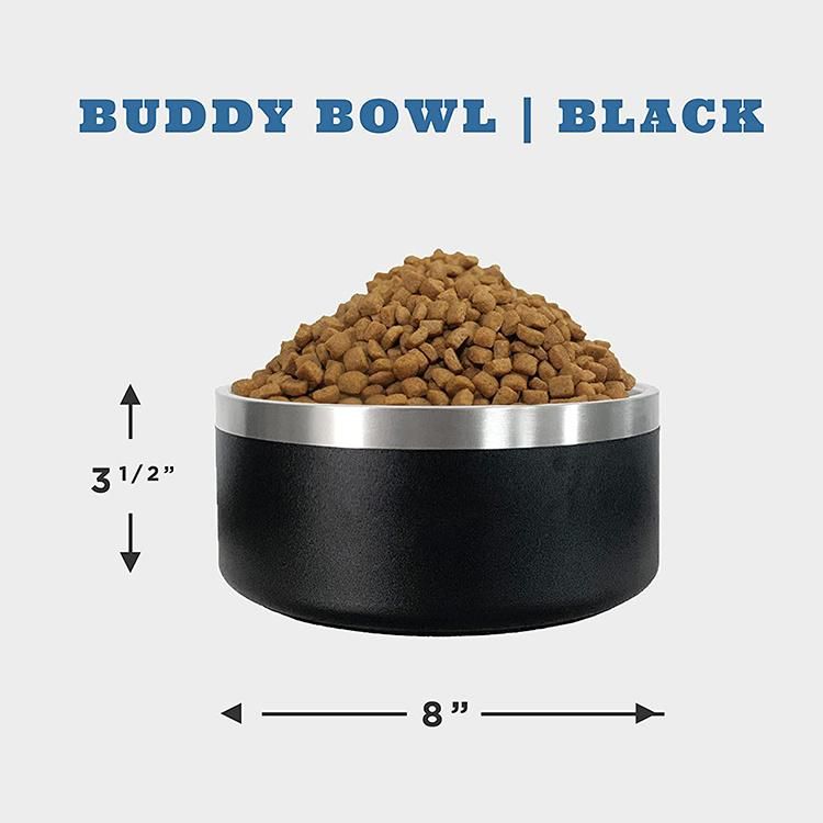 Wholesale Stainless Steel Dog Bowl Stainless Steel Pet Slow Food Bowl Anti-Slip Design Custom Dog Bowls