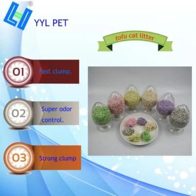 Good Quality Tofu Cat Litter with Odor Control