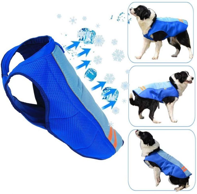 Dog Cooling Vest Breathable Cooling Coat Outdoor Anti-Heat Summer Jacket